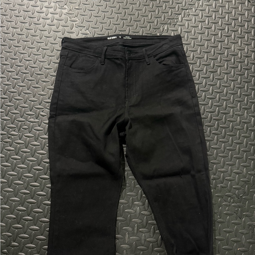 Old Navy Black Women’s High Rise Straight Jeans